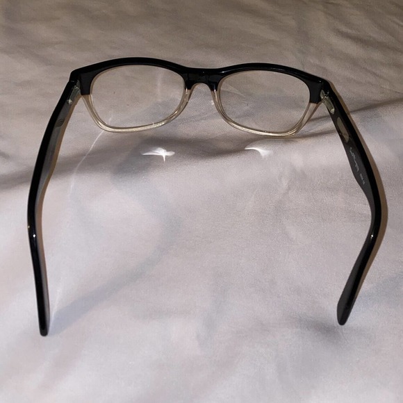 Ernest Hemingway 4606 51-20-140 2 Tone Eyeglass Frames Wayfarer Black Clear - Picture 7 of 9